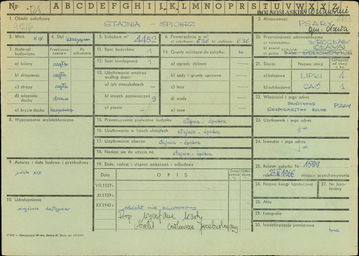 Karta zielona, skan nr 1