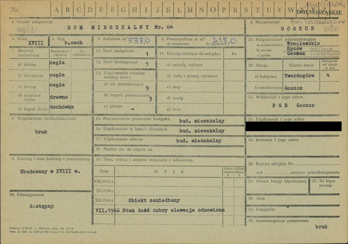 KZ - Karta zielona, skan nr 1