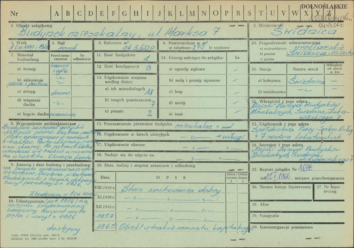 Karta zielona, skan nr 1