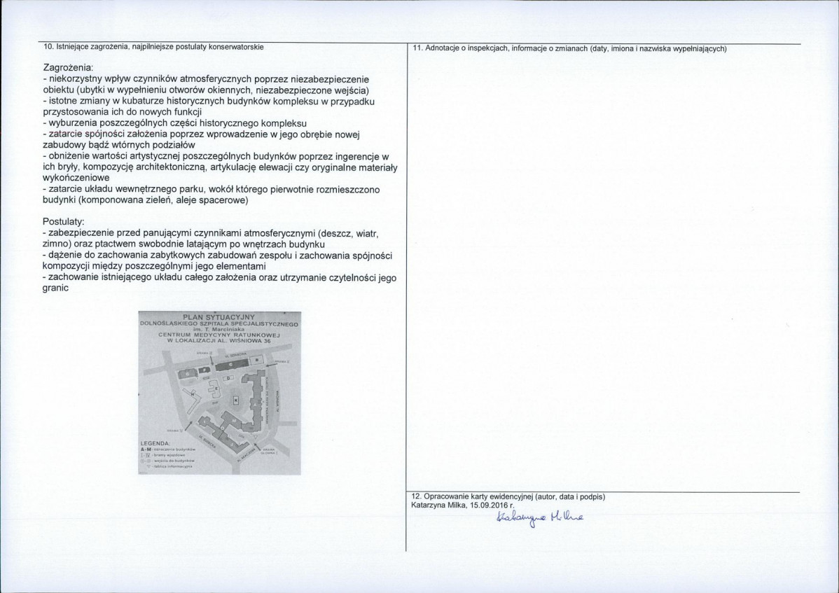 Karta obiektu niewpisanego do rejestru, skan nr 2