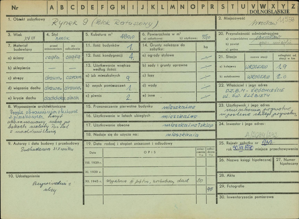 KZ - Karta zielona, skan nr 1