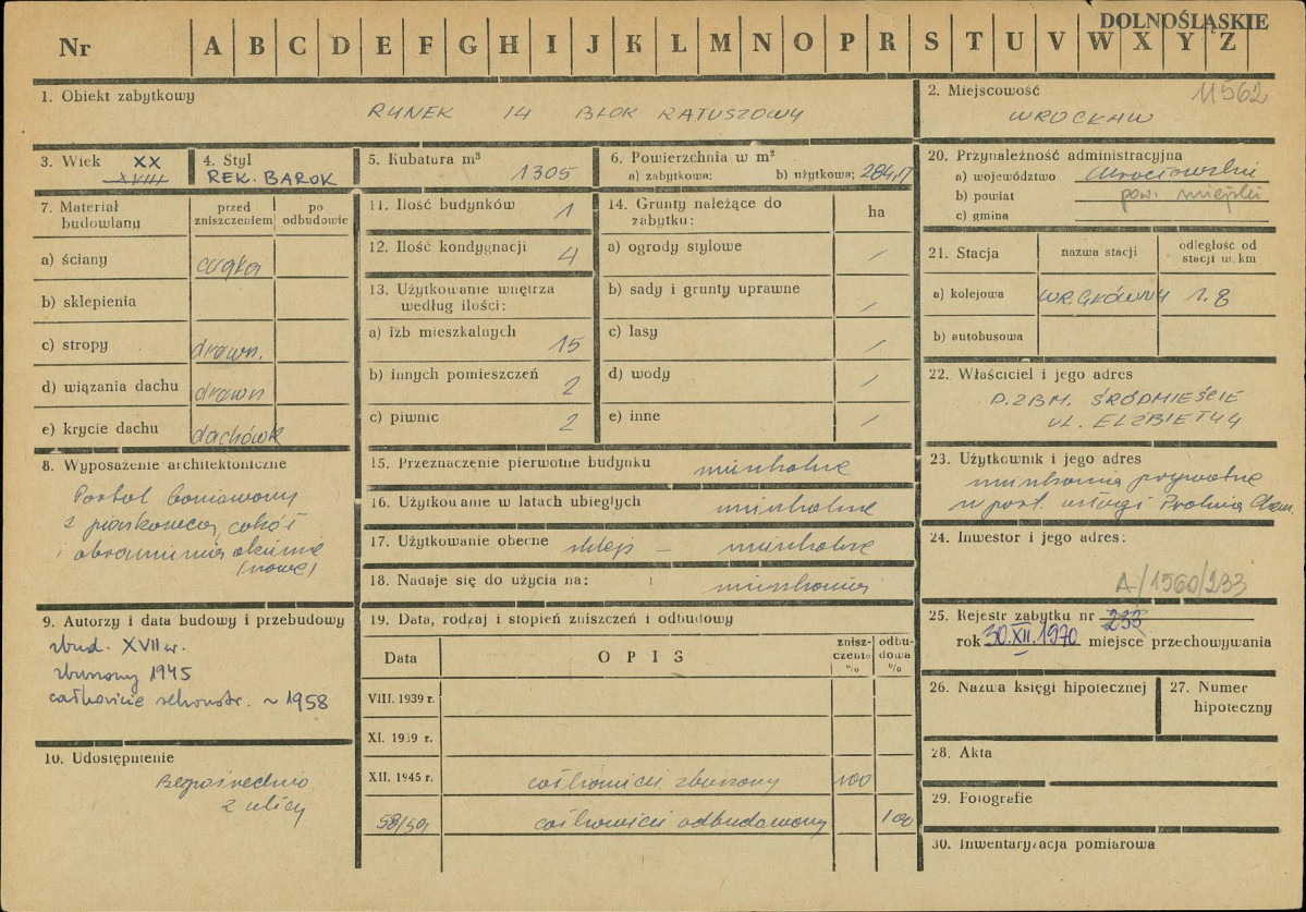 KZ - Karta zielona, skan nr 1
