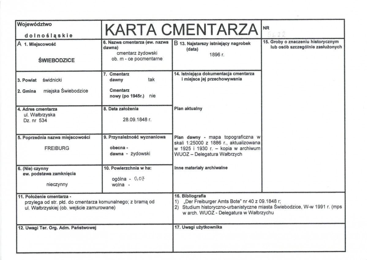 Karta cmentarza, skan nr 1