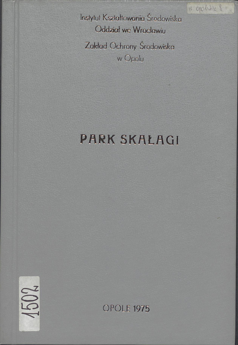 EP - Ewidencja parkowa, skan nr 1