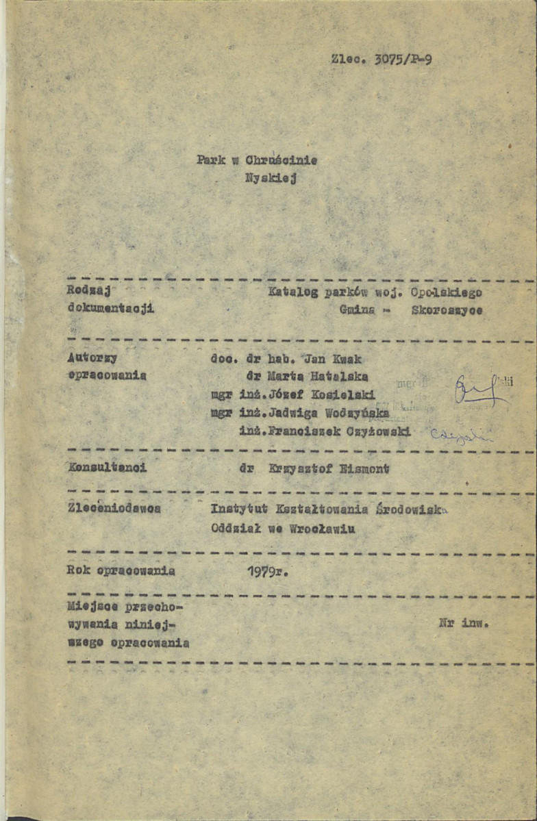 EP - Ewidencja parkowa, skan nr 6