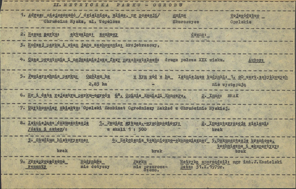 EP - Ewidencja parkowa, skan nr 12