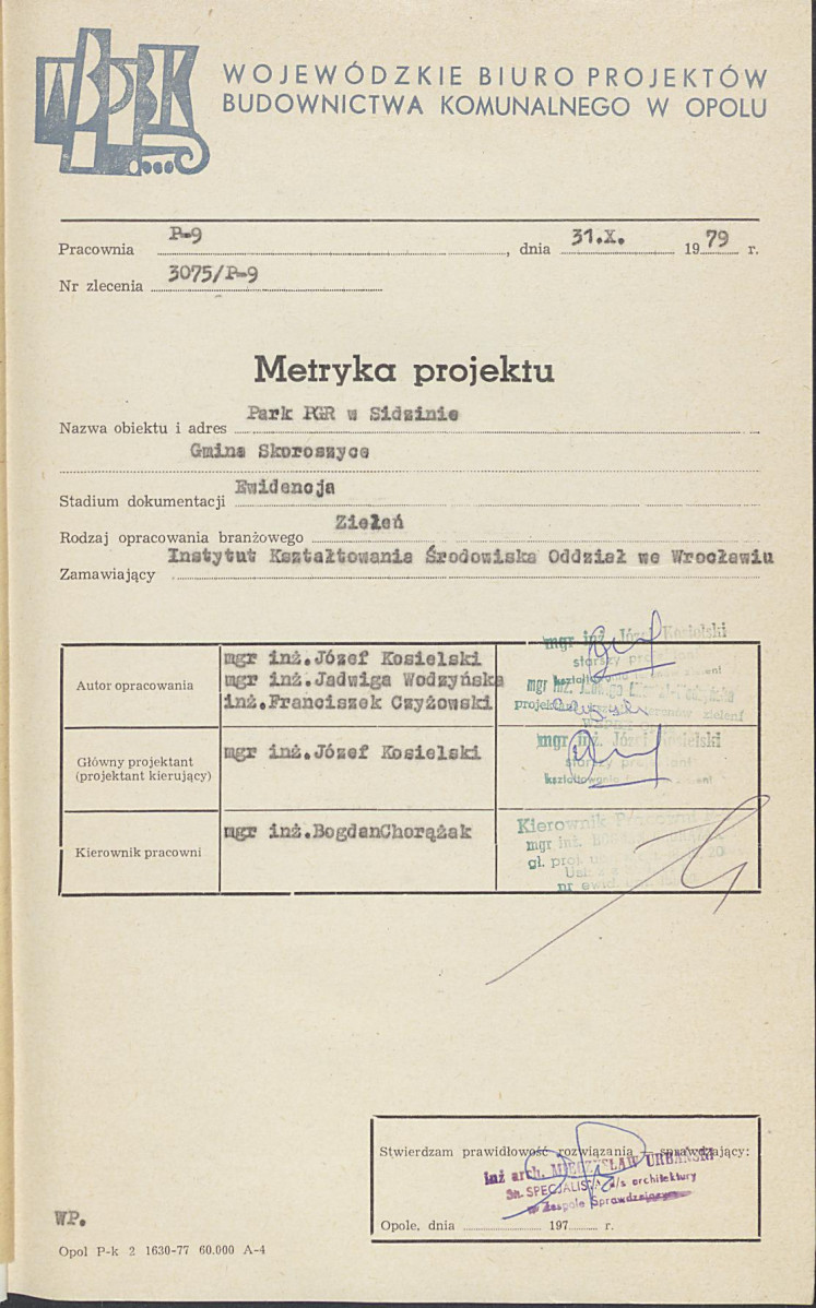 EP - Ewidencja parkowa, skan nr 7