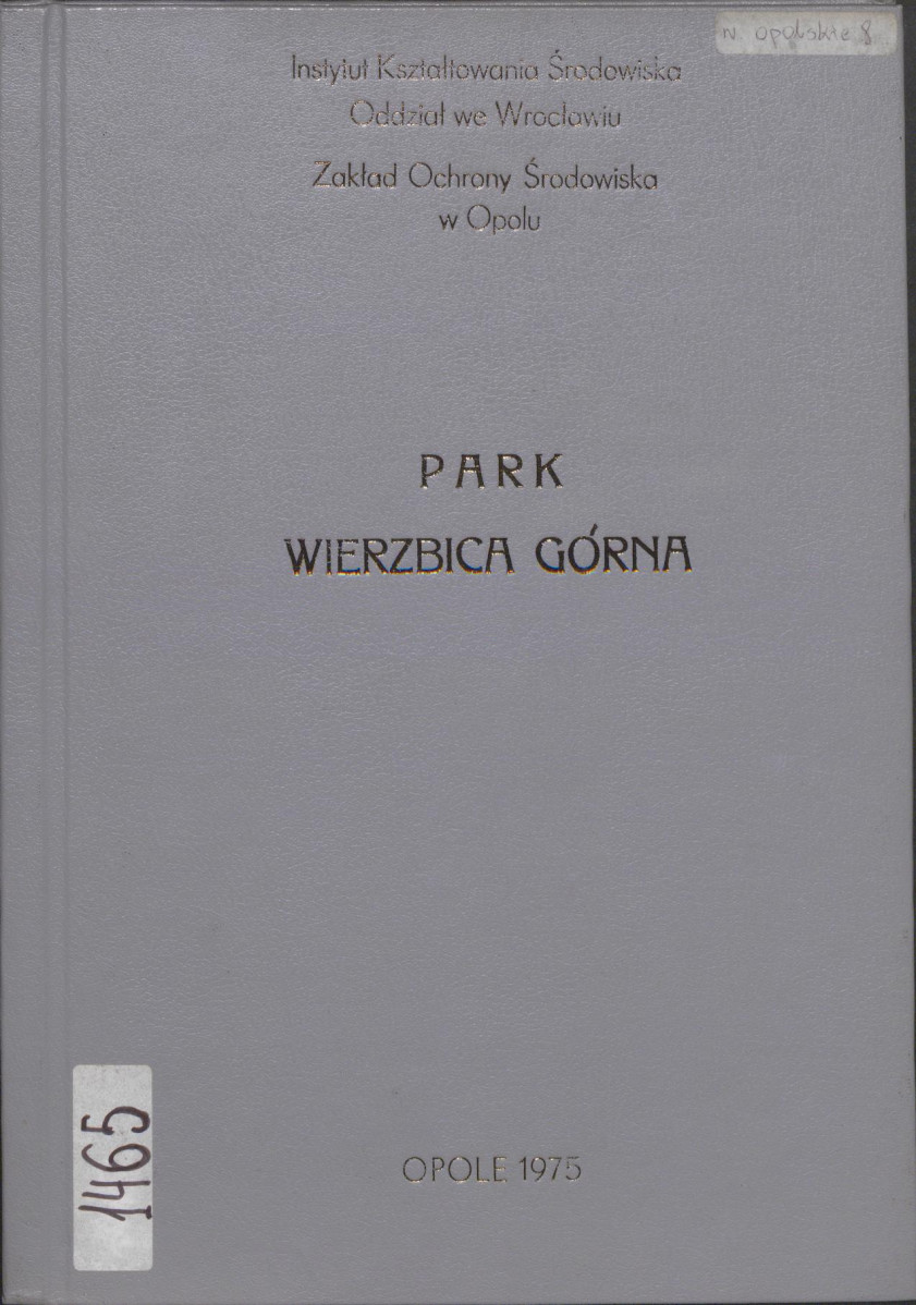 EP - Ewidencja parkowa, skan nr 1