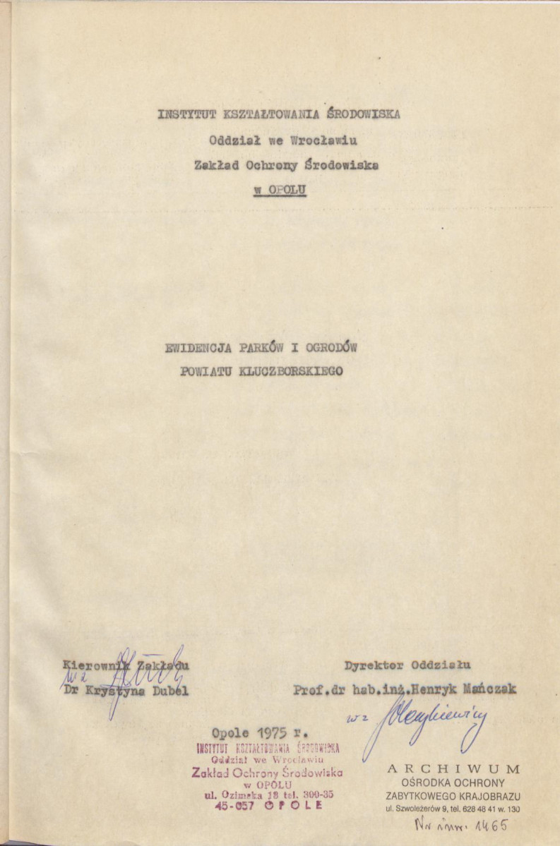 EP - Ewidencja parkowa, skan nr 3