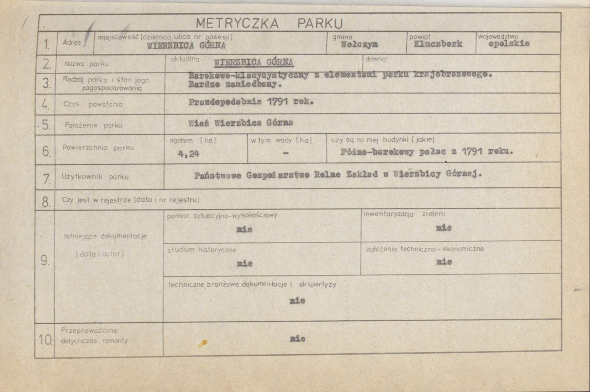EP - Ewidencja parkowa, skan nr 7