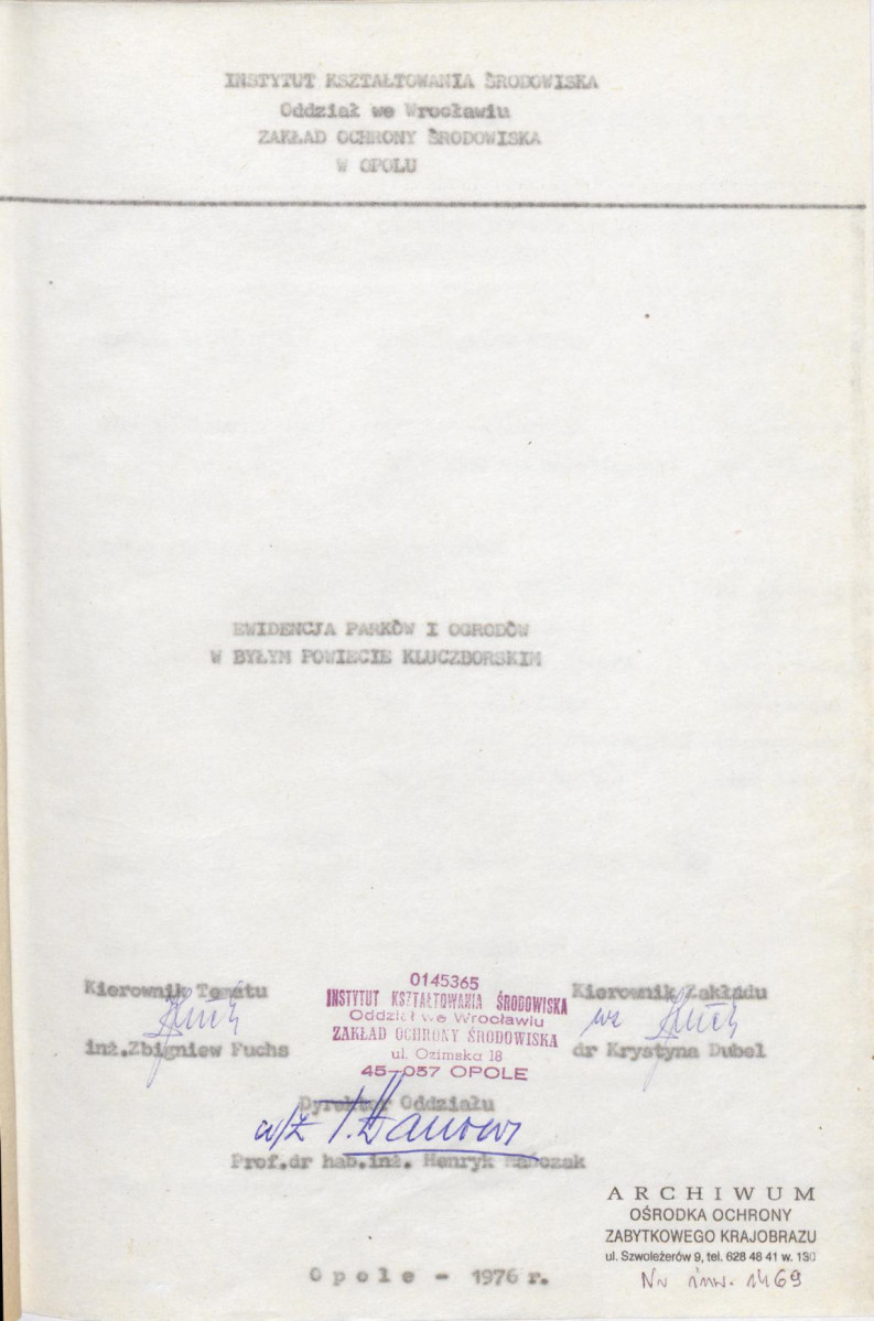 EP - Ewidencja parkowa, skan nr 3