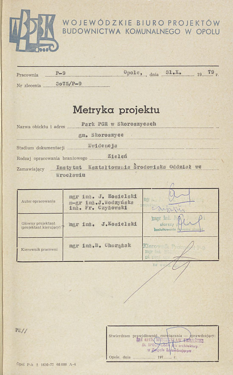 EP - Ewidencja parkowa, skan nr 7