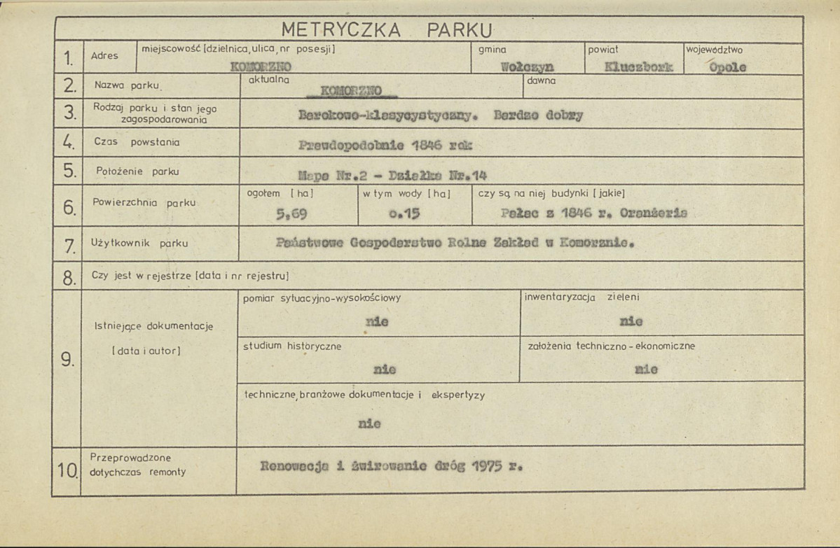 EP - Ewidencja parkowa, skan nr 7