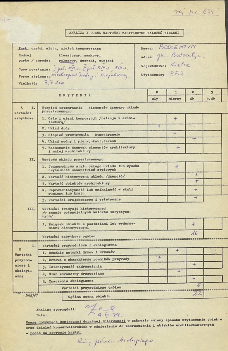 Ewidencja parkowa, skan nr 3