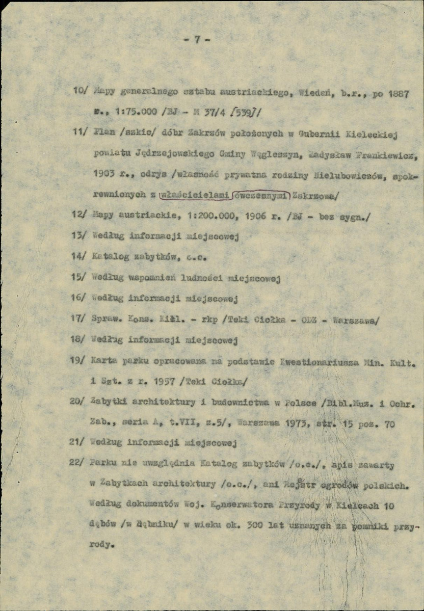 Ewidencja parkowa, skan nr 16