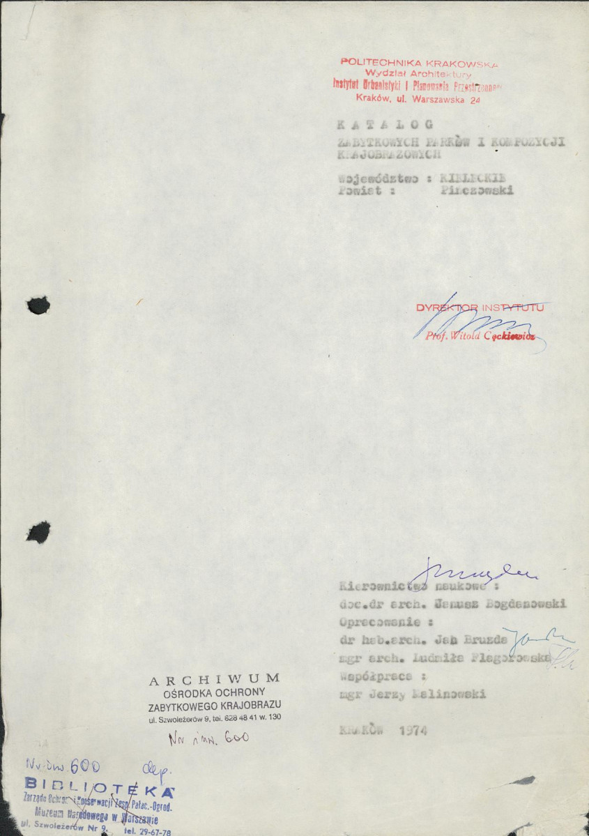 Ewidencja parkowa, skan nr 2