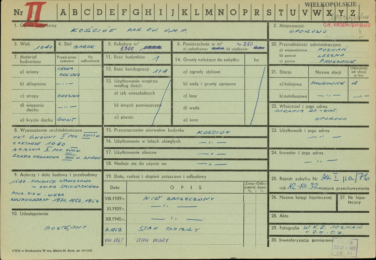 Karta zielona, skan nr 1