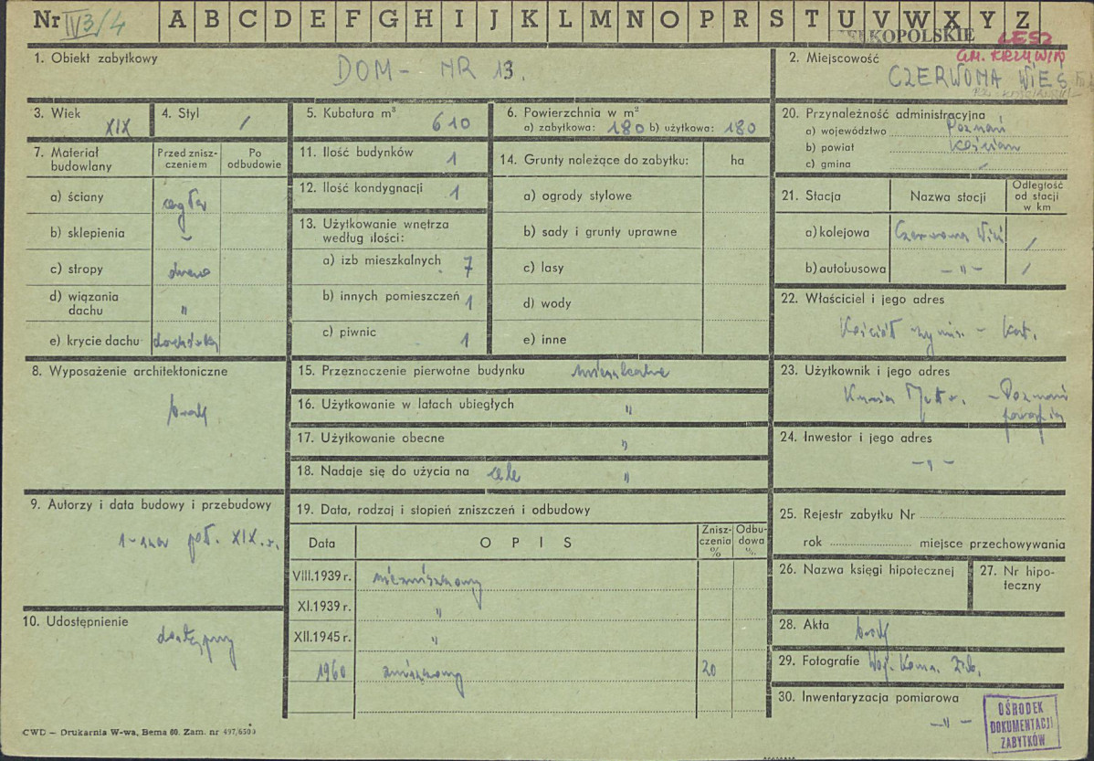 Karta zielona, skan nr 1