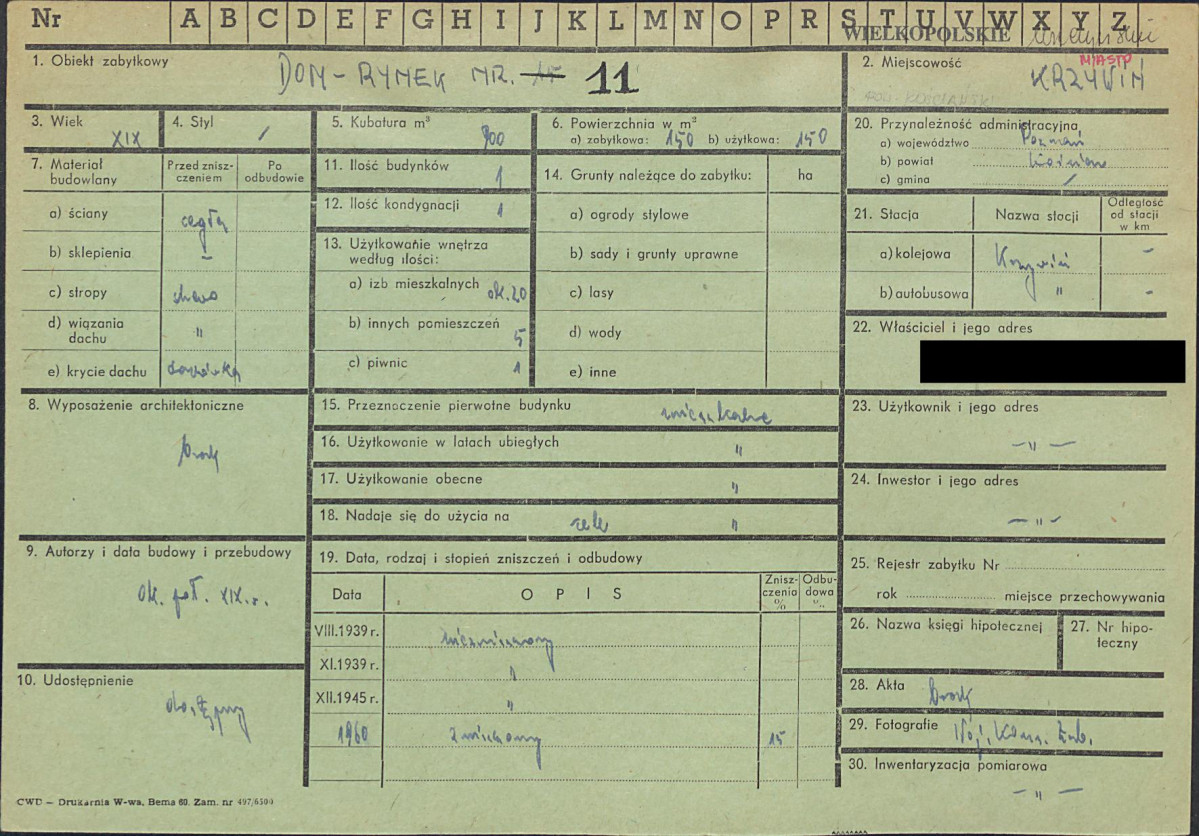 KZ - Karta zielona, skan nr 1