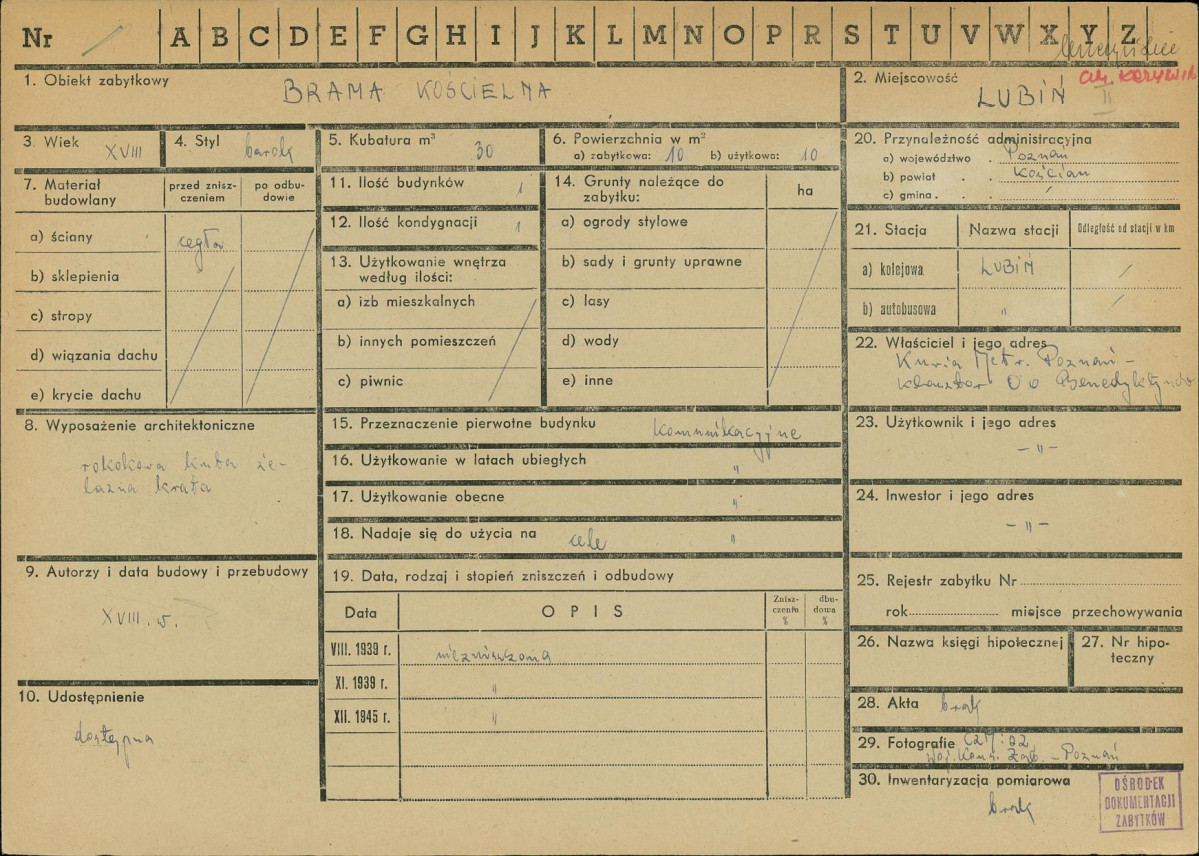 Karta zielona, skan nr 1