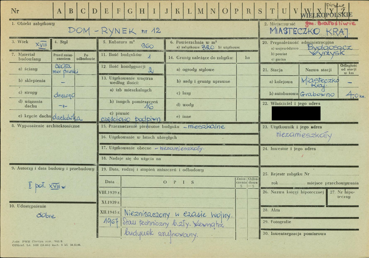 KZ - Karta zielona, skan nr 1