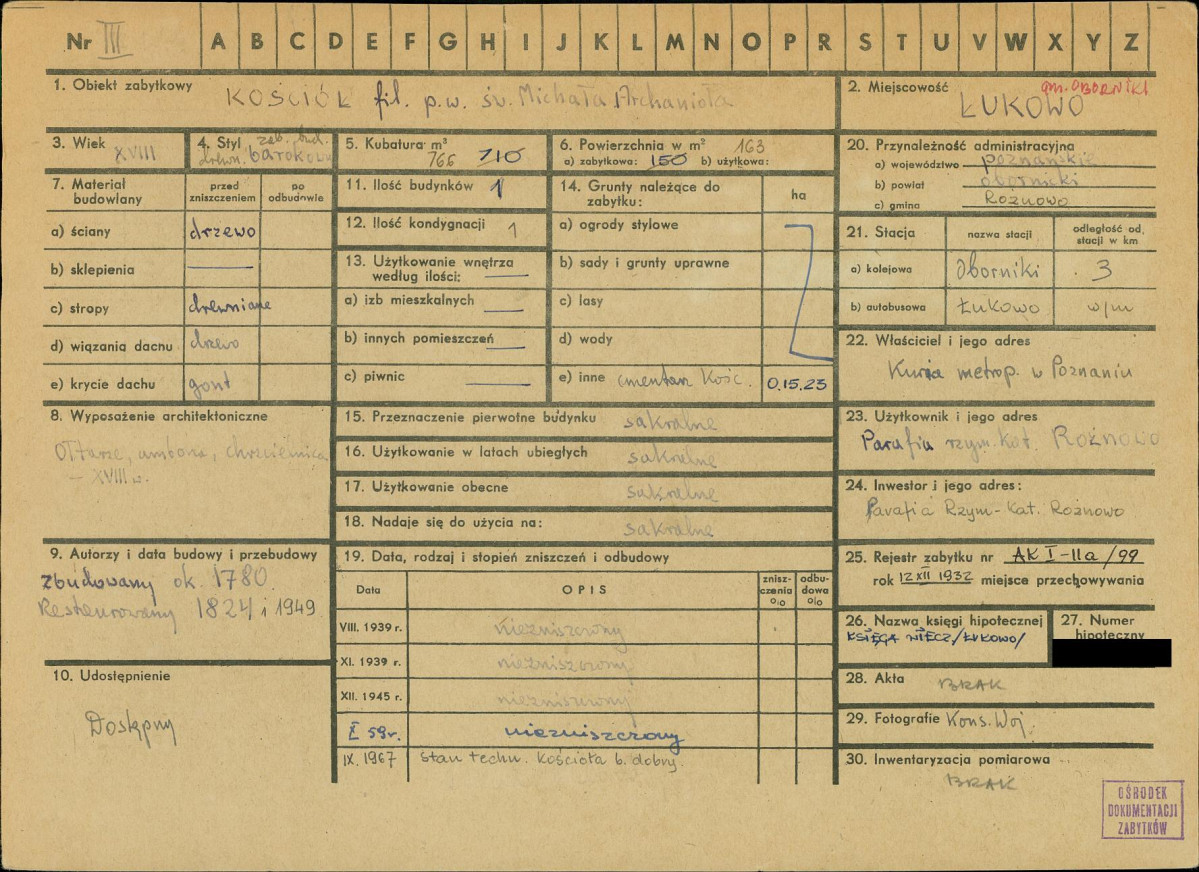 KZ - Karta zielona, skan nr 1