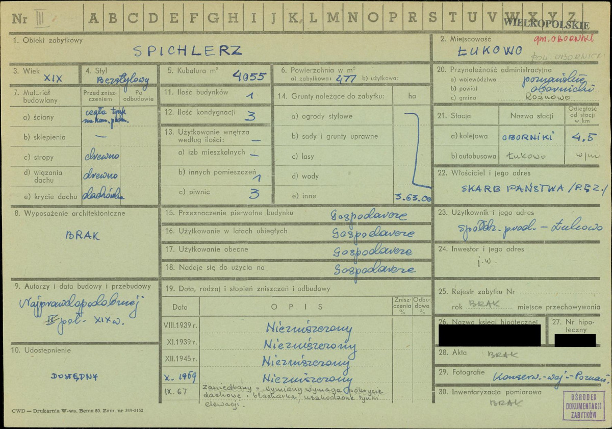 KZ - Karta zielona, skan nr 1