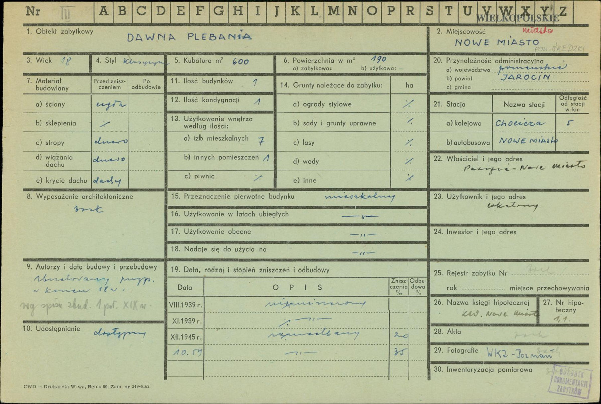 Karta zielona, skan nr 1