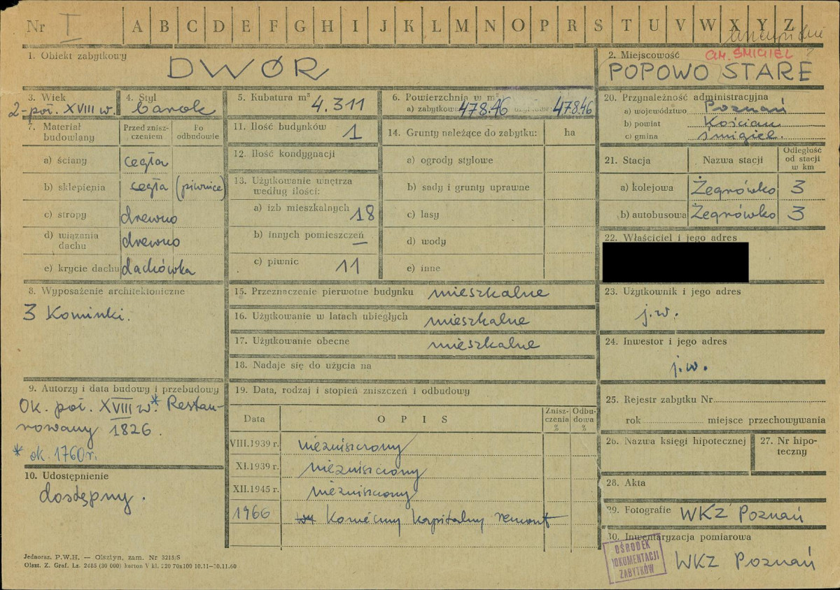 KZ - Karta zielona, skan nr 1