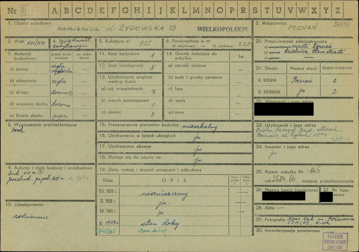 KZ - Karta zielona, skan nr 1