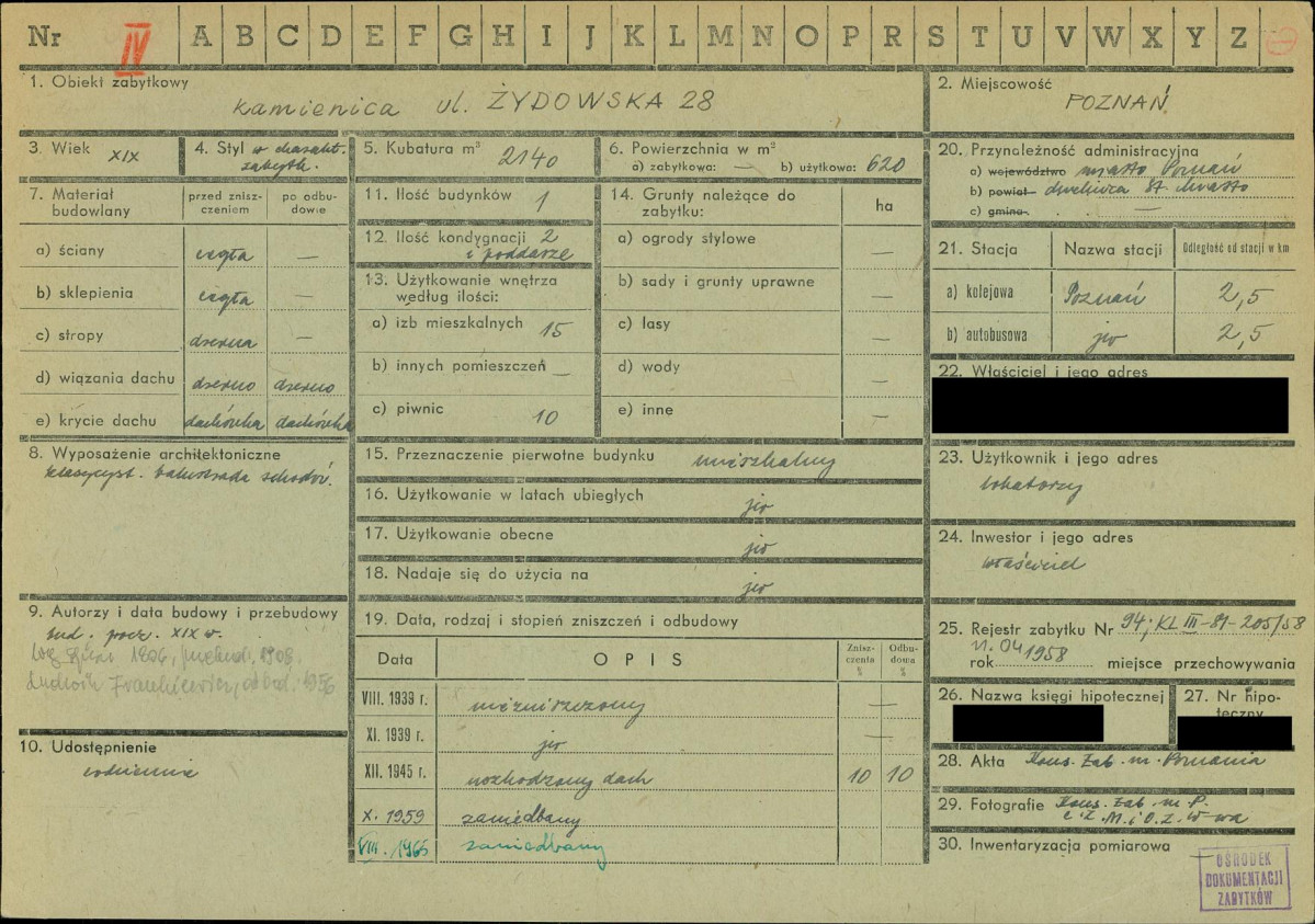 KZ - Karta zielona, skan nr 1