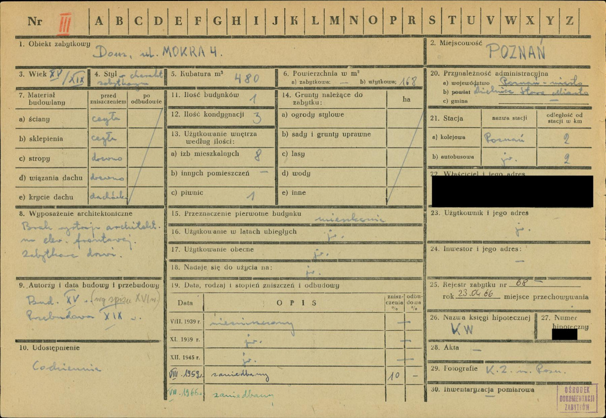 KZ - Karta zielona, skan nr 1
