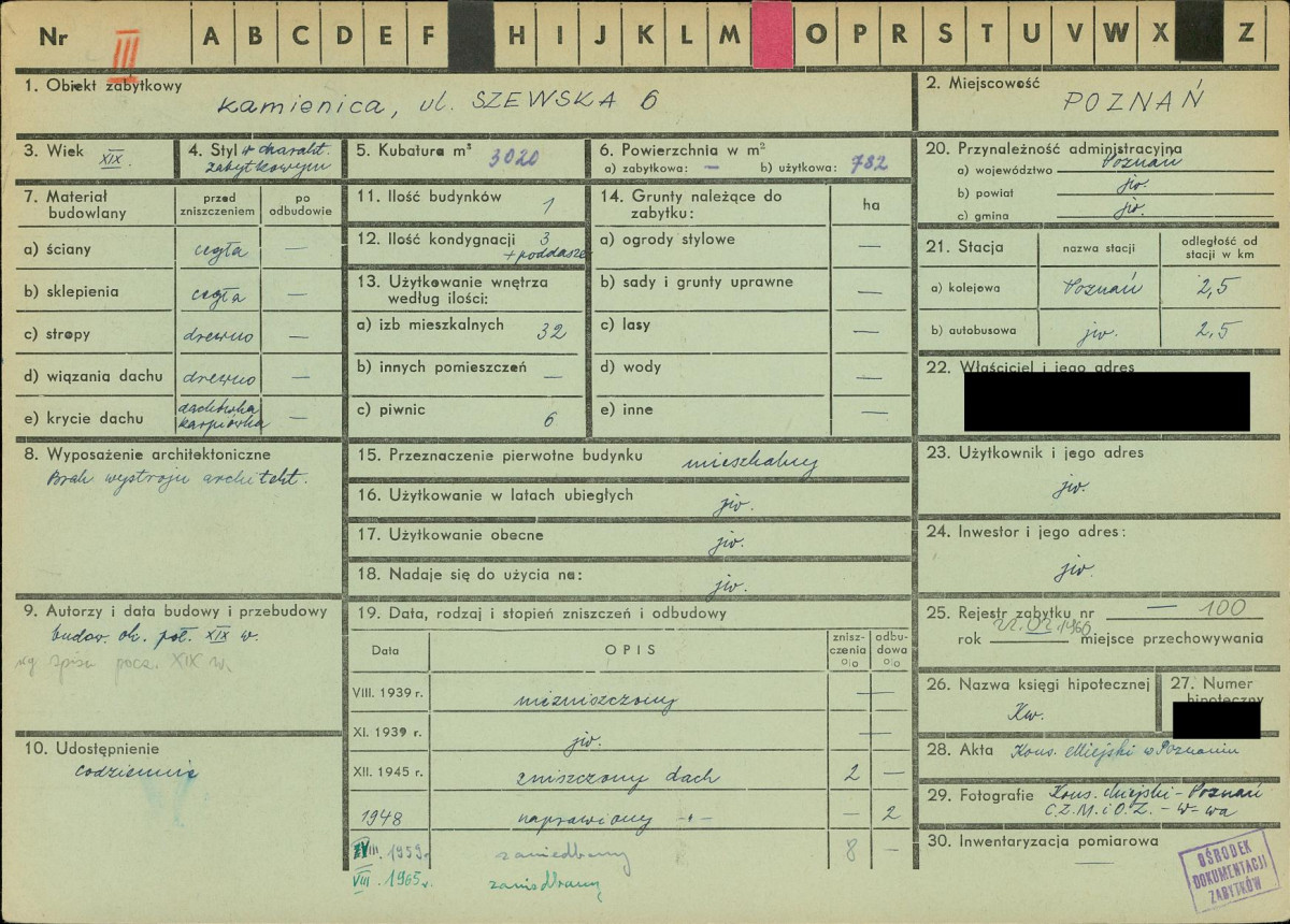 KZ - Karta zielona, skan nr 1