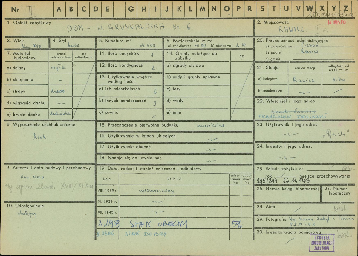 Karta zielona, skan nr 1