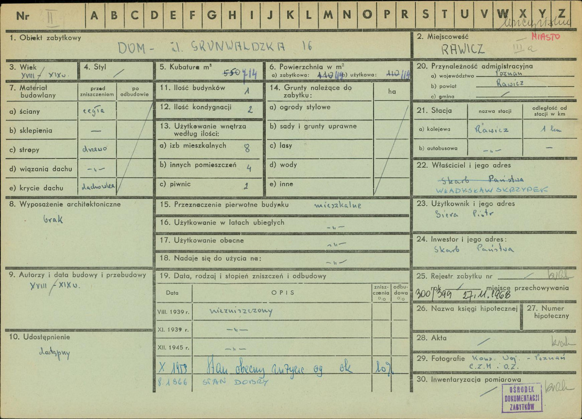 Karta zielona, skan nr 1