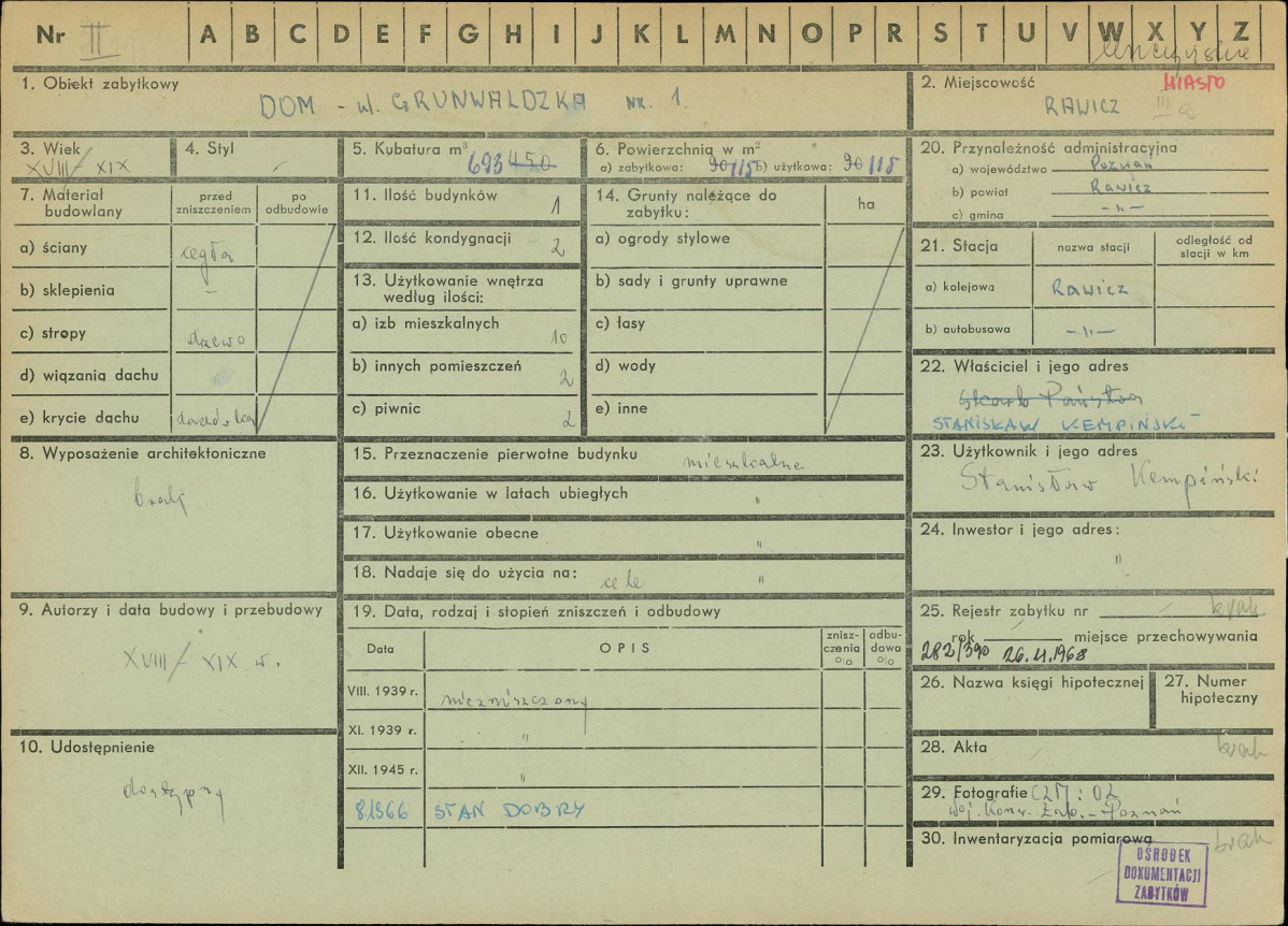 Karta zielona, skan nr 1