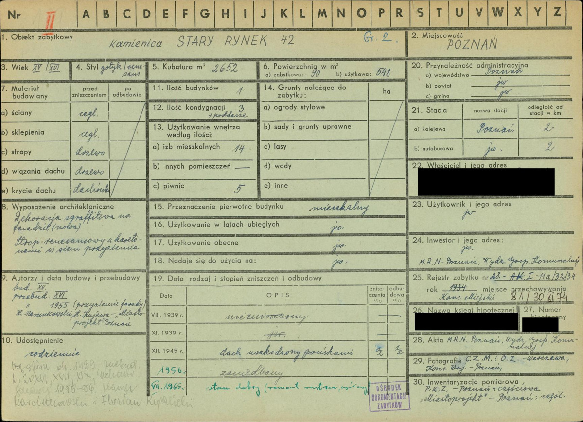 KZ - Karta zielona, skan nr 1