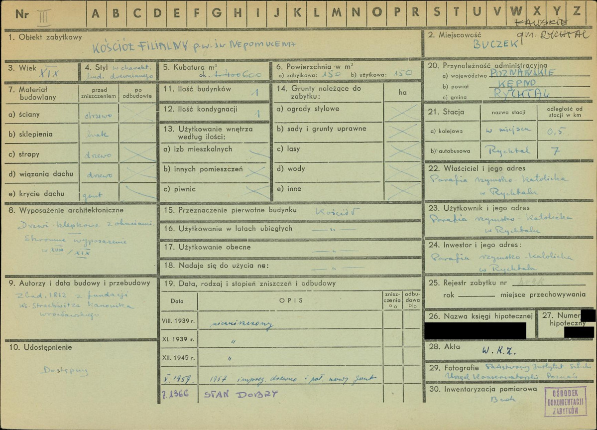 KZ - Karta zielona, skan nr 1