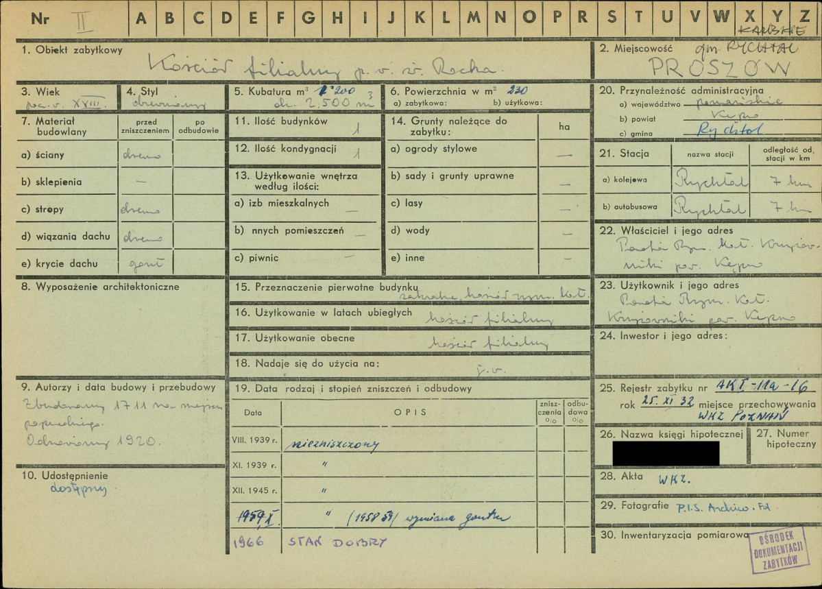KZ - Karta zielona, skan nr 1