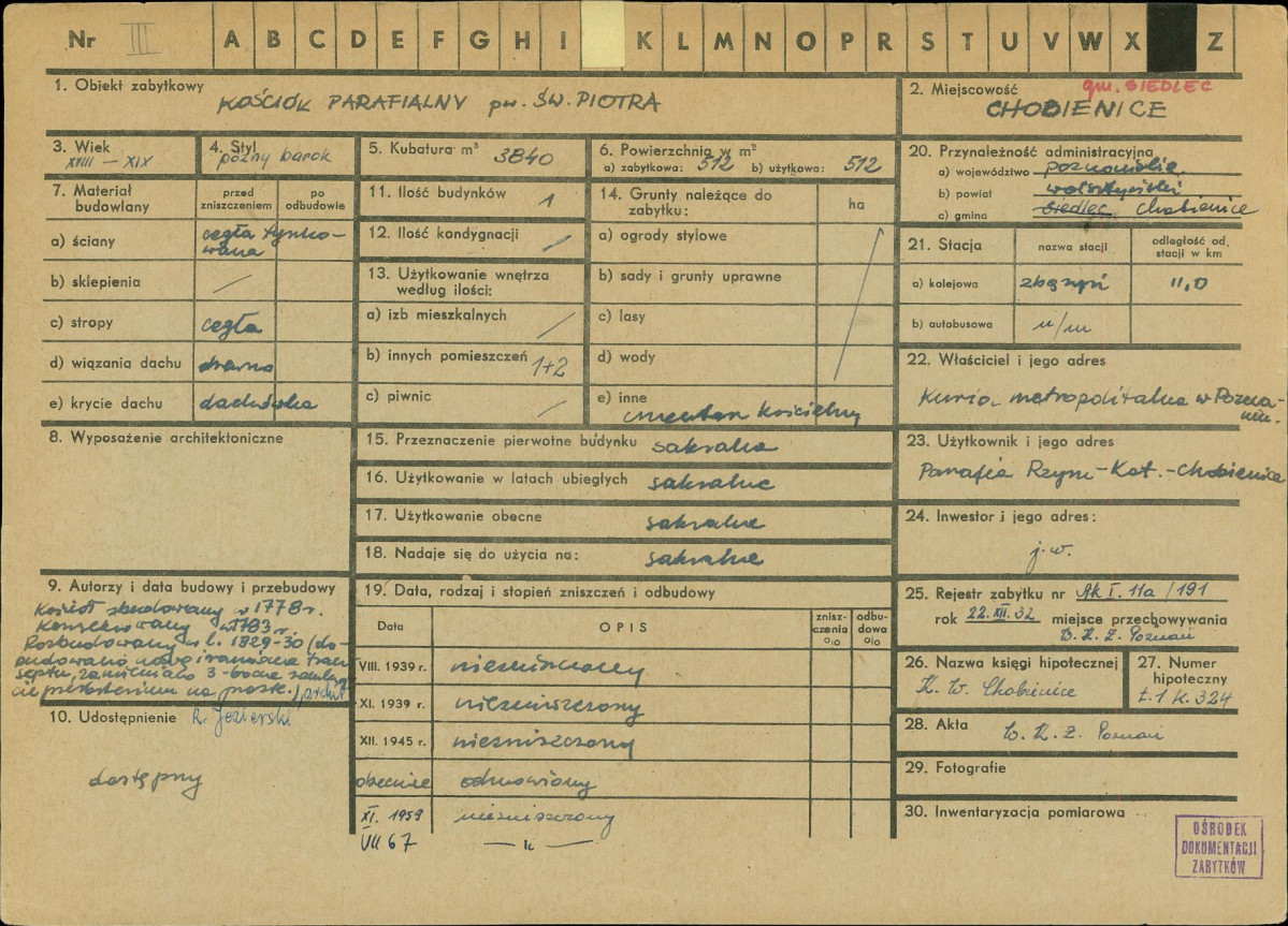 KZ - Karta zielona, skan nr 1
