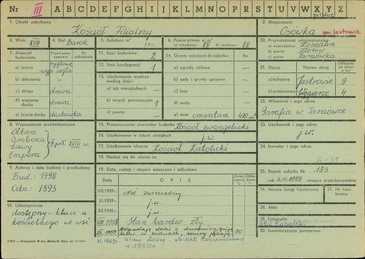 Karta zielona, skan nr 1