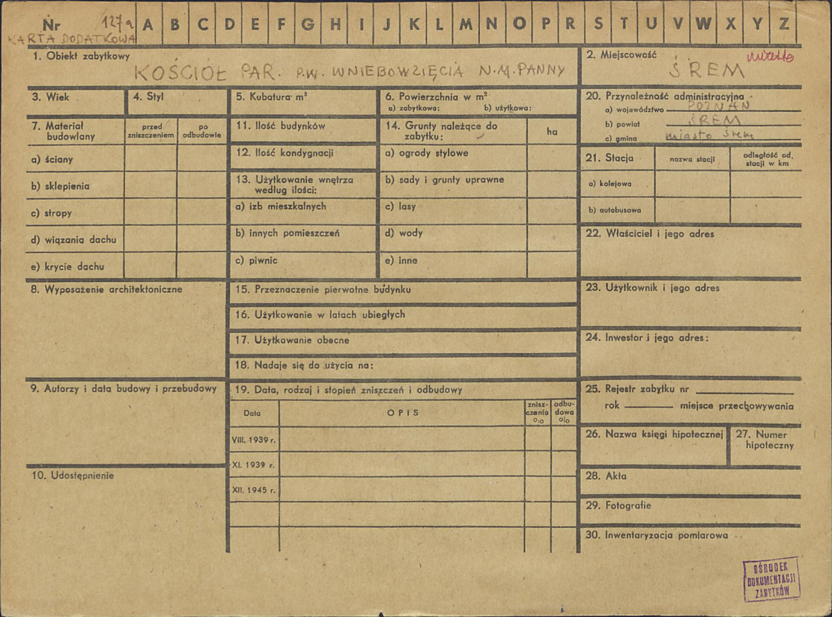 KZ - Karta zielona, skan nr 1
