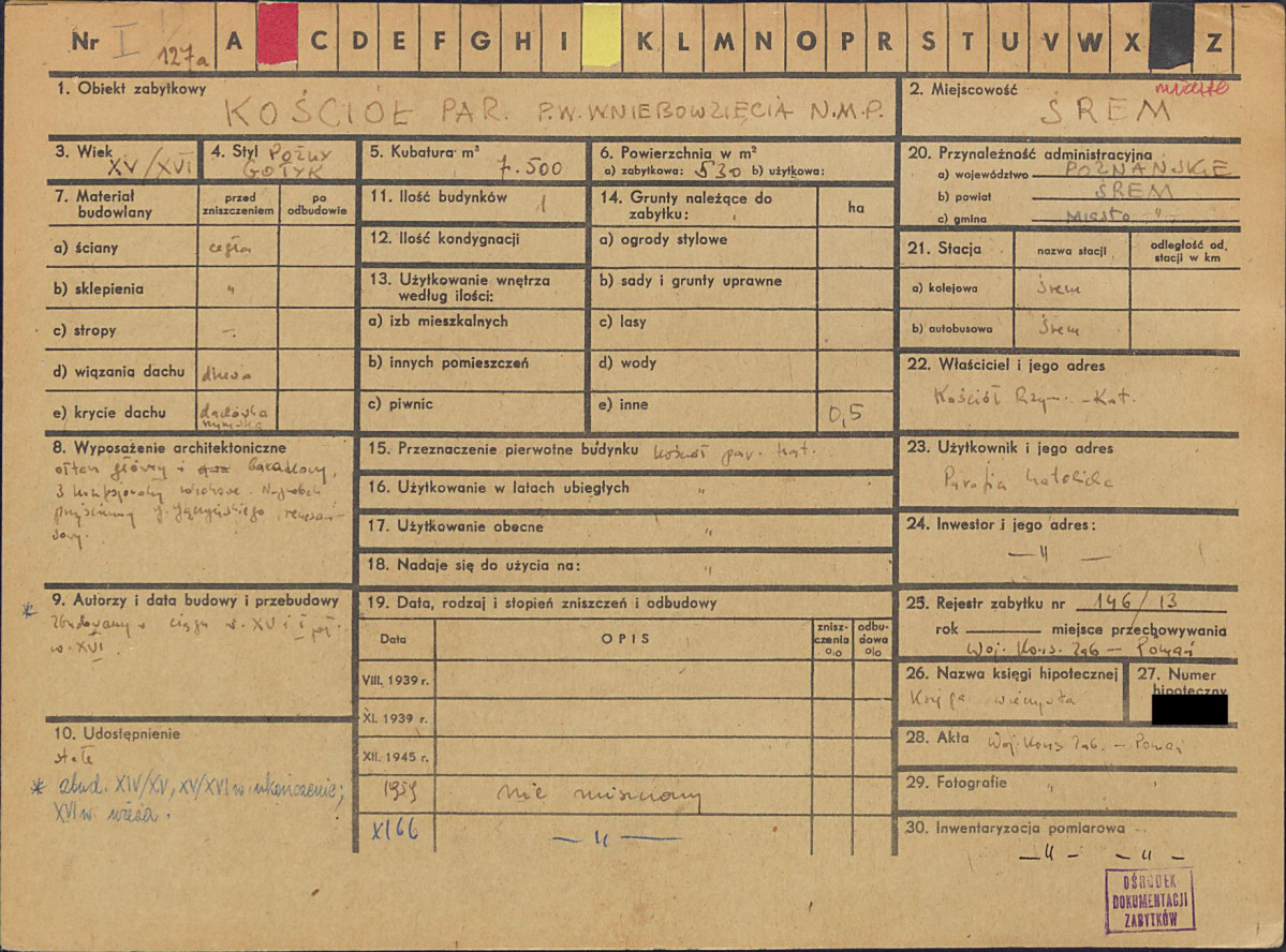 KZ - Karta zielona, skan nr 1