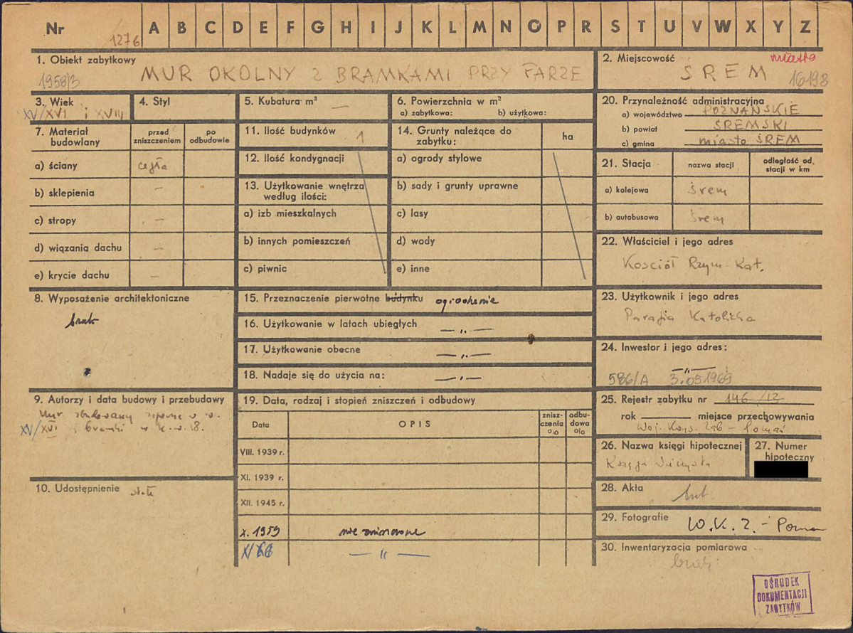 KZ - Karta zielona, skan nr 1