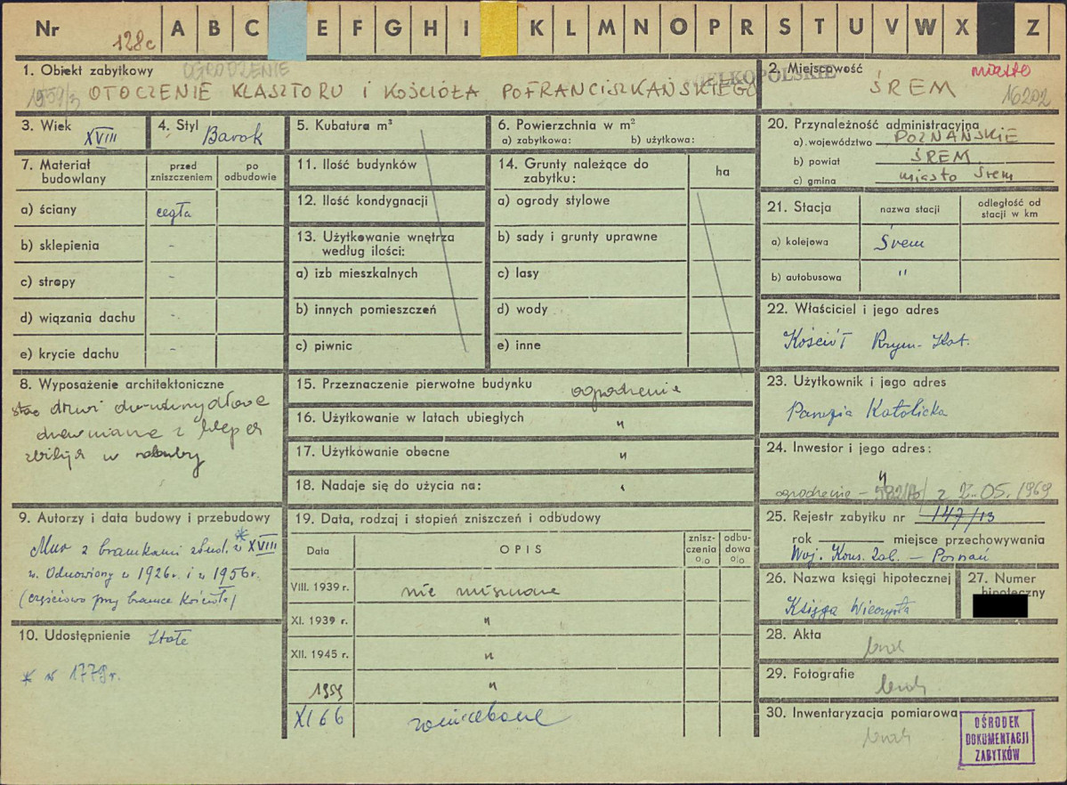 KZ - Karta zielona, skan nr 1