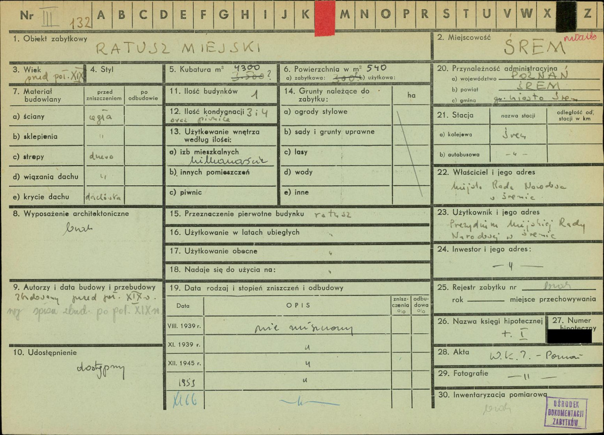 KZ - Karta zielona, skan nr 1
