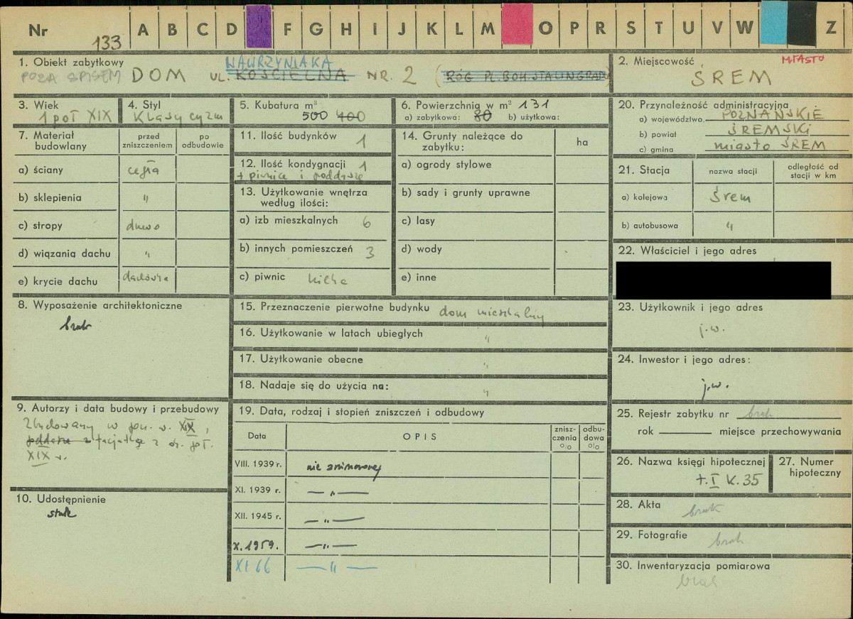 KZ - Karta zielona, skan nr 1