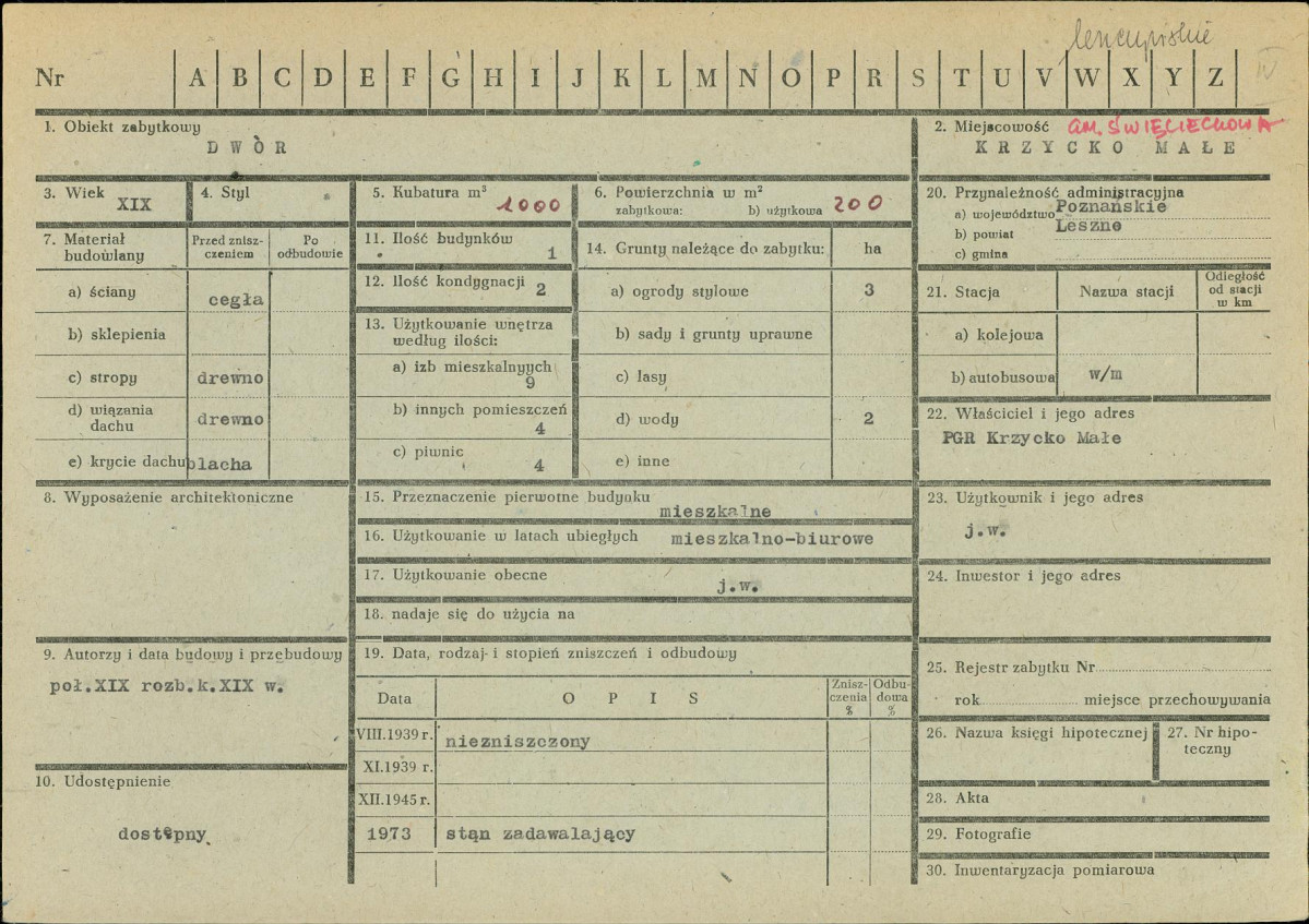 Karta zielona, skan nr 1