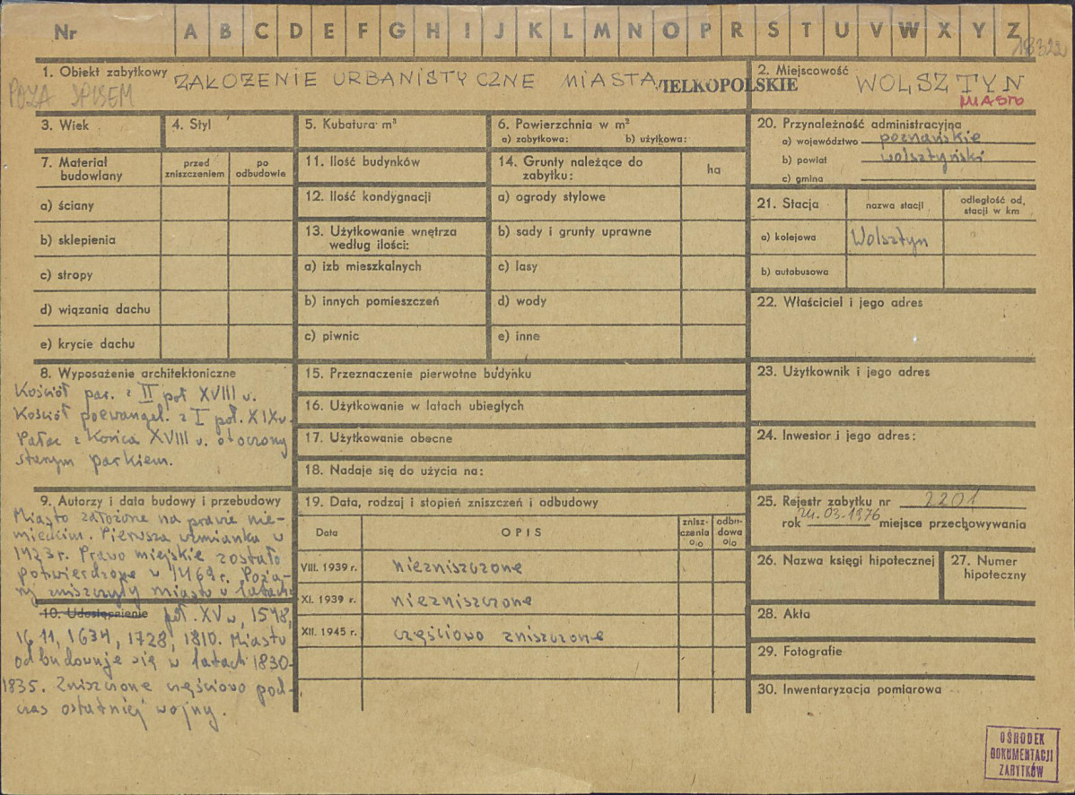 KZ - Karta zielona, skan nr 1