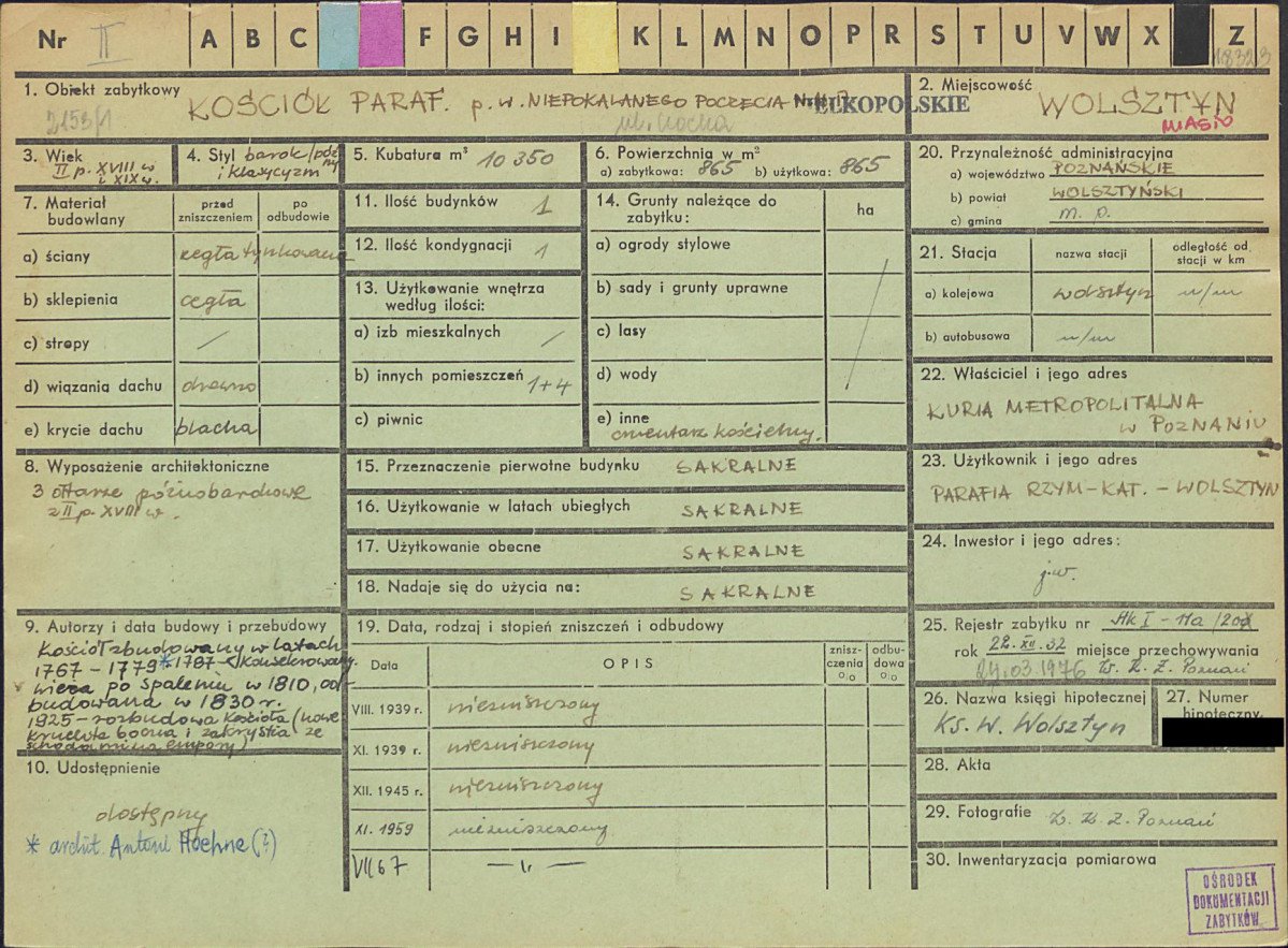 KZ - Karta zielona, skan nr 1